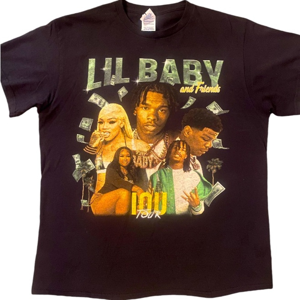 2021’ Lil Baby and Glorilla (IOU) Tour Shirt